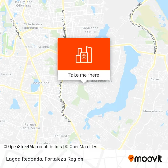 Lagoa Redonda map