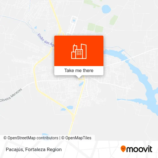 Pacajús map