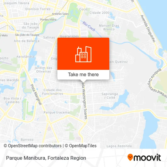 Parque Manibura map