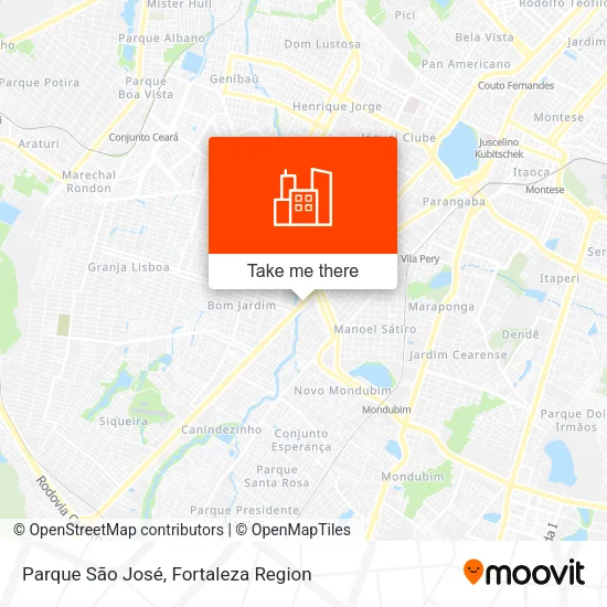 Parque São José map