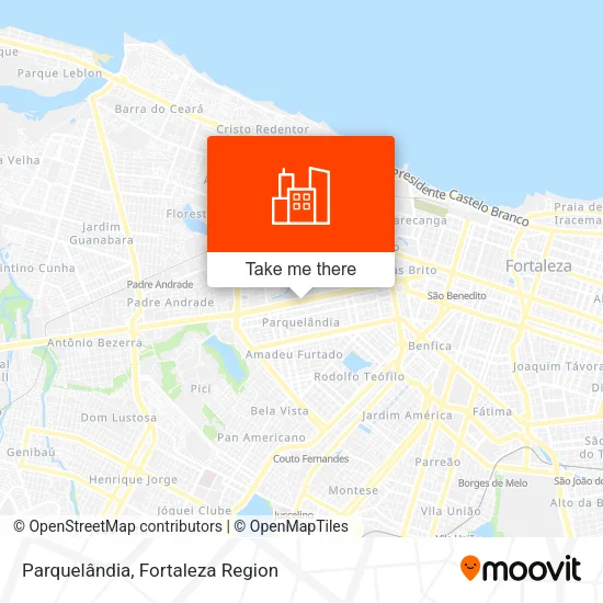 Parquelândia map