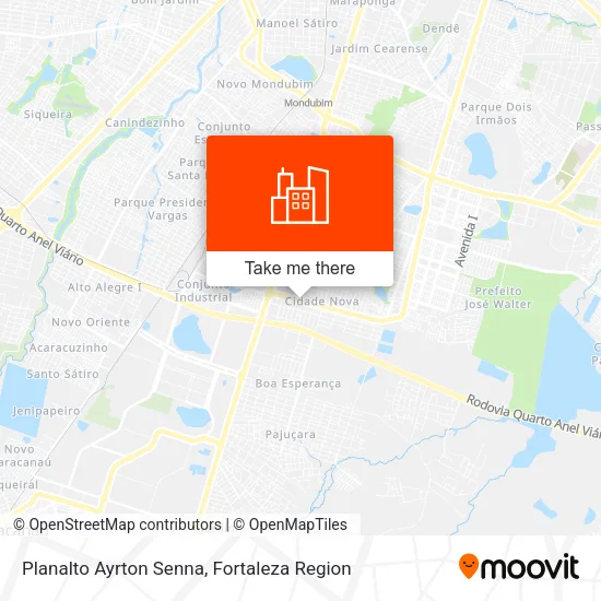 Planalto Ayrton Senna map
