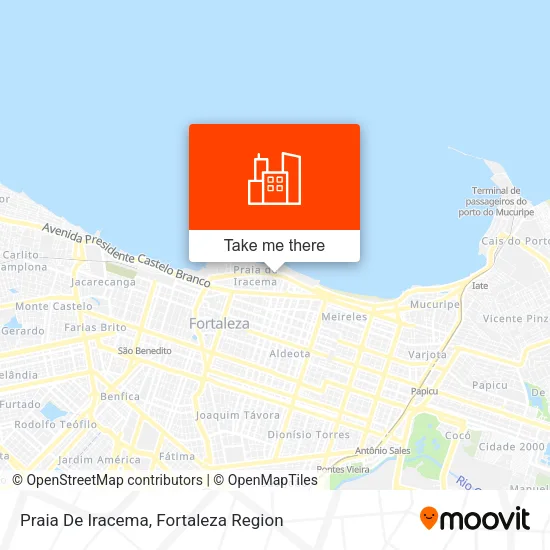Praia De Iracema map