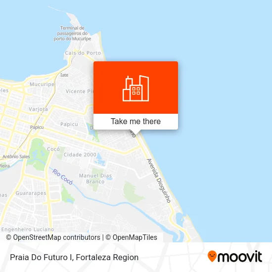 Praia Do Futuro I map