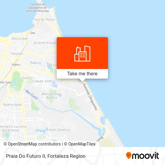 Praia Do Futuro II map