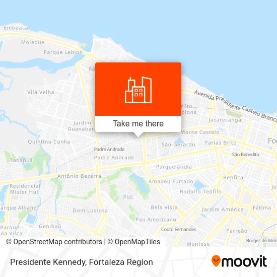 Presidente Kennedy map