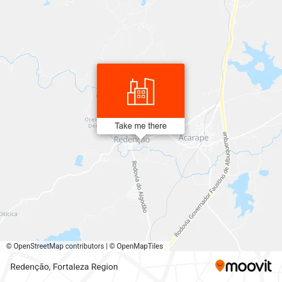 Redenção map
