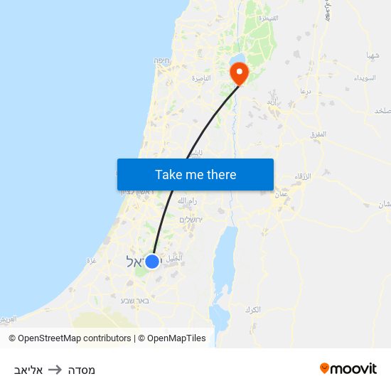 אליאב to מסדה map