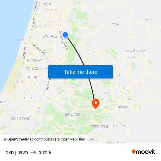 תעשיון חצב to איתנים map