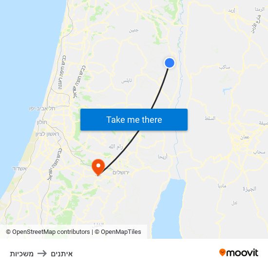 משכיות to איתנים map