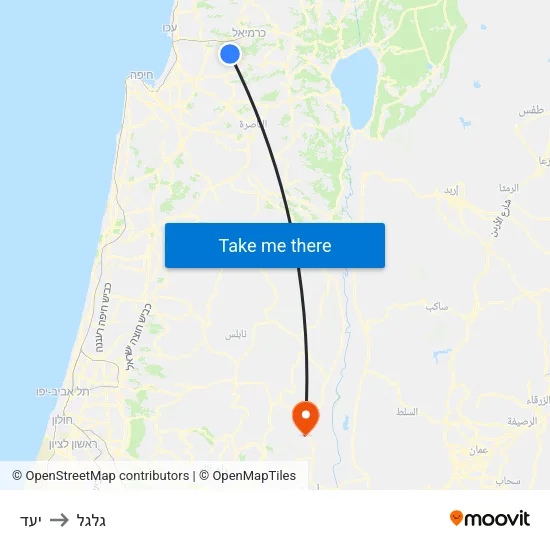 יעד to גלגל map