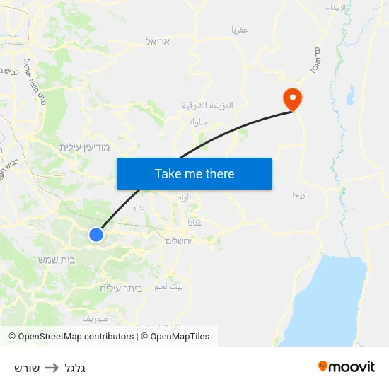 שורש to גלגל map