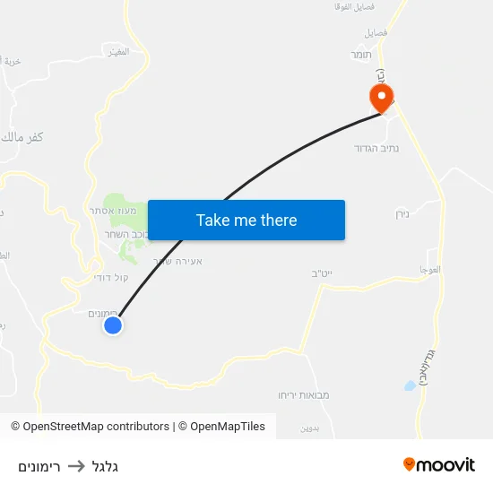רימונים to גלגל map