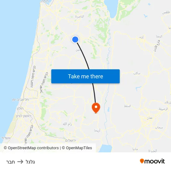 חבר to גלגל map