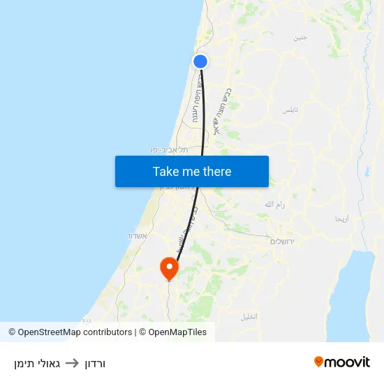 גאולי תימן to ורדון map