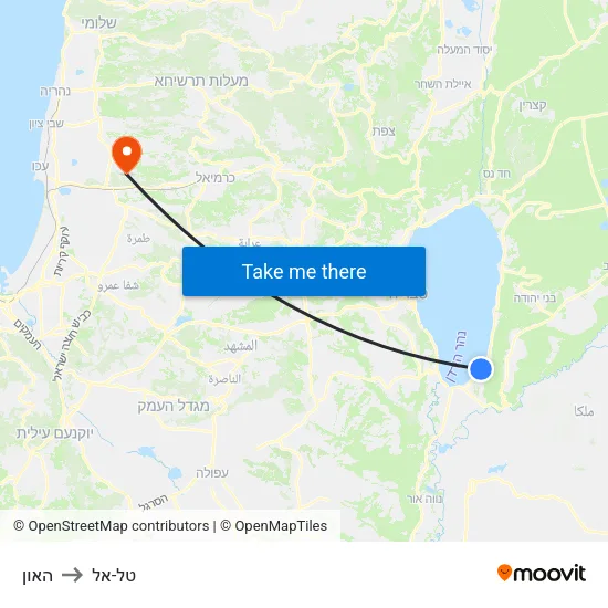 האון to טל-אל map