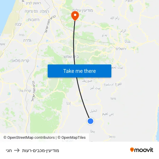 חגי to מודיעין-מכבים-רעות map