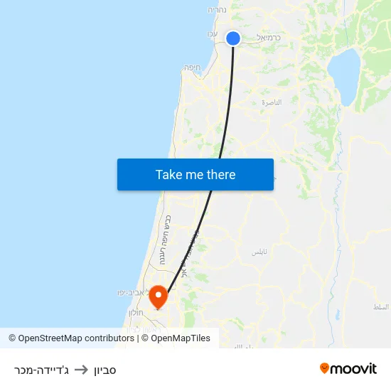 ג'דיידה-מכר to סביון map