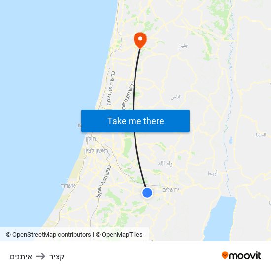 איתנים to קציר map