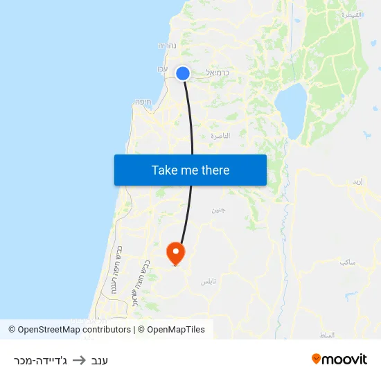 ג'דיידה-מכר to ענב map