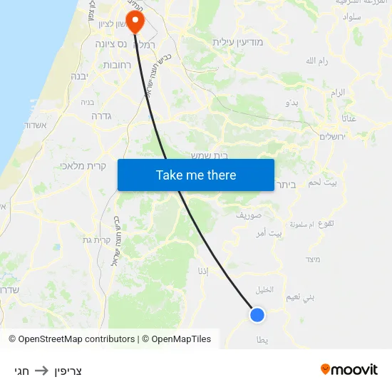 חגי to צריפין map