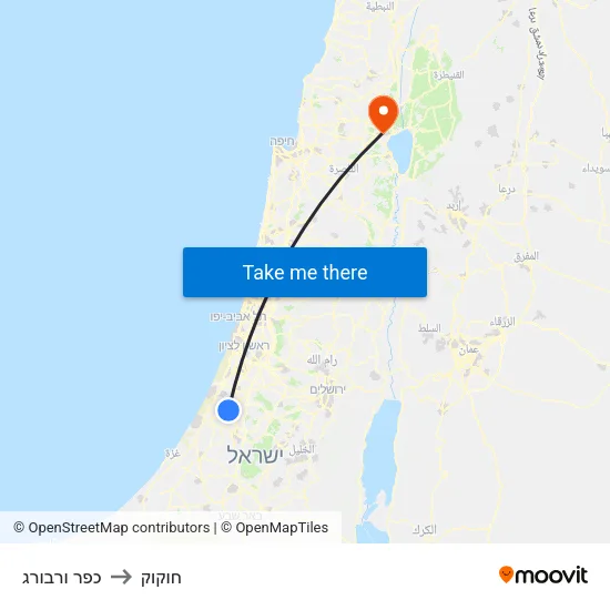 כפר ורבורג to חוקוק map