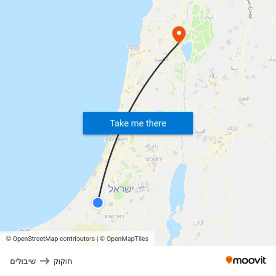שיבולים to חוקוק map