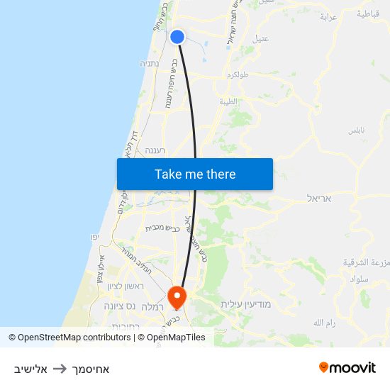 אלישיב to אחיסמך map