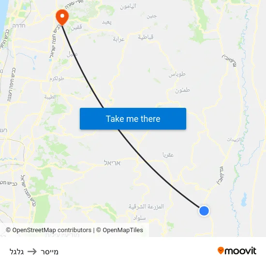 גלגל to מייסר map