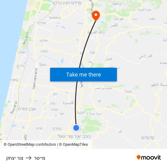 צור יצחק to מייסר map