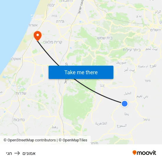 חגי to אמונים map