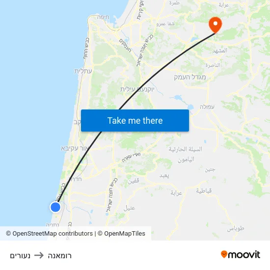 נעורים to רומאנה map