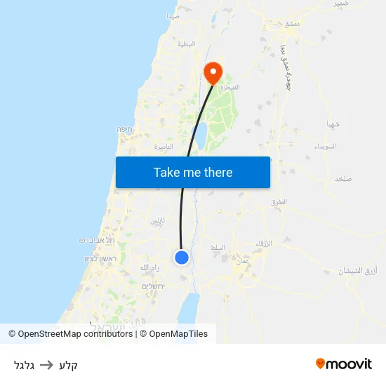 גלגל to קלע map