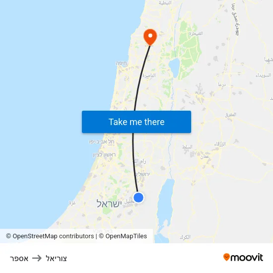 אספר to צוריאל map