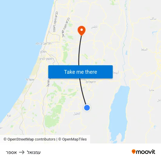 אספר to עמנואל map