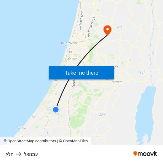 חלץ to עמנואל map