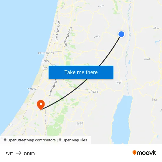 רועי to רווחה map