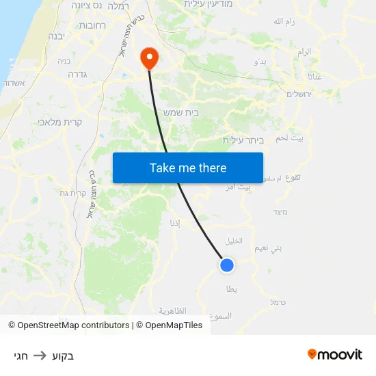 חגי to בקוע map