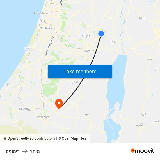 רימונים to מיתר map