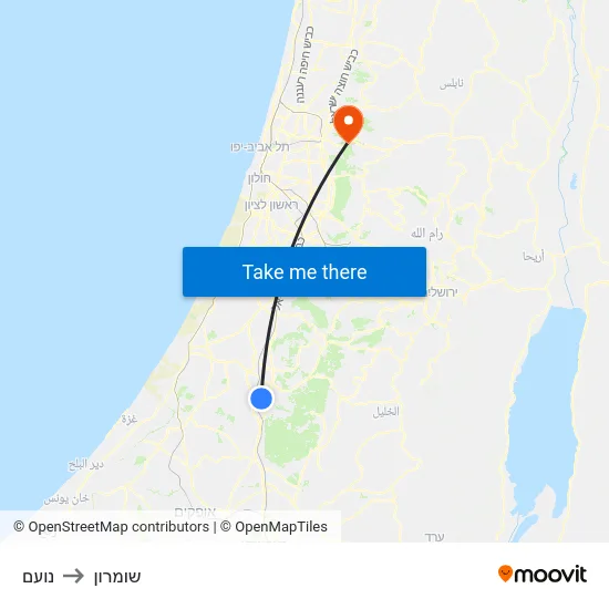 נועם to שומרון map