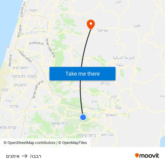 איתנים to רבבה map