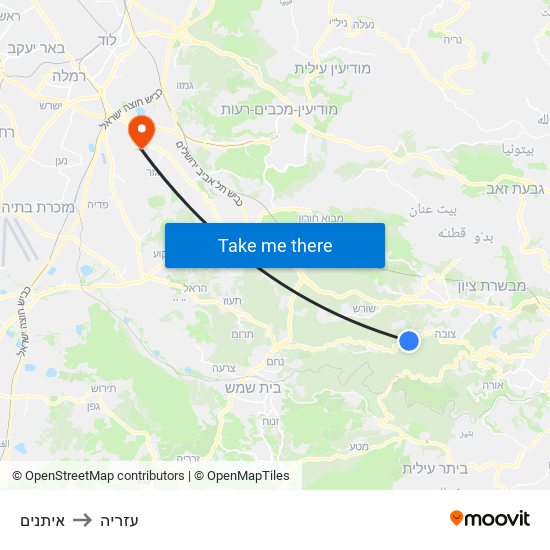 איתנים to עזריה map