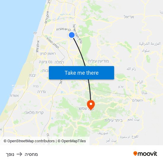 נופך to מחסיה map