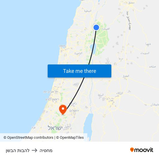 להבות הבשן to מחסיה map