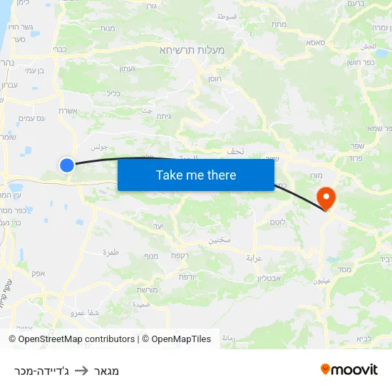 ג'דיידה-מכר to מגאר map