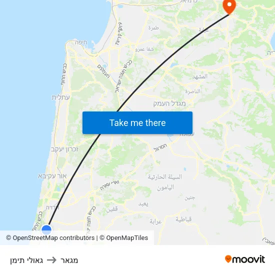 גאולי תימן to מגאר map