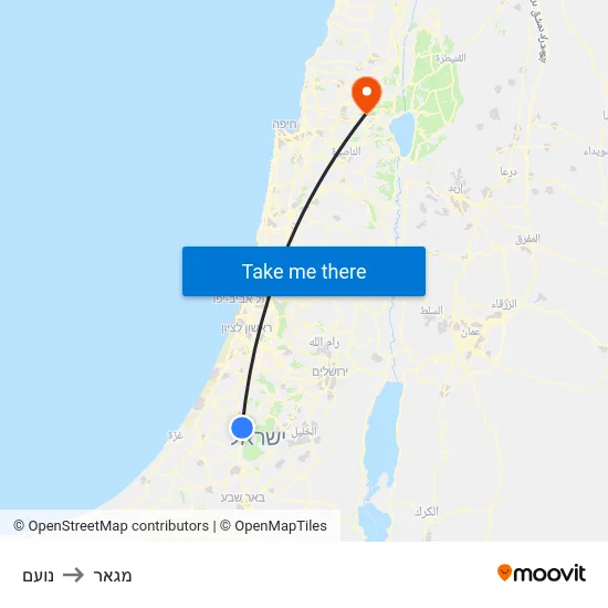 נועם to מגאר map