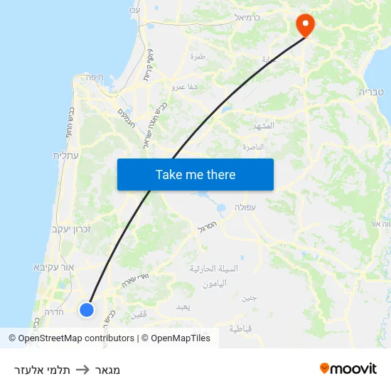 תלמי אלעזר to מגאר map