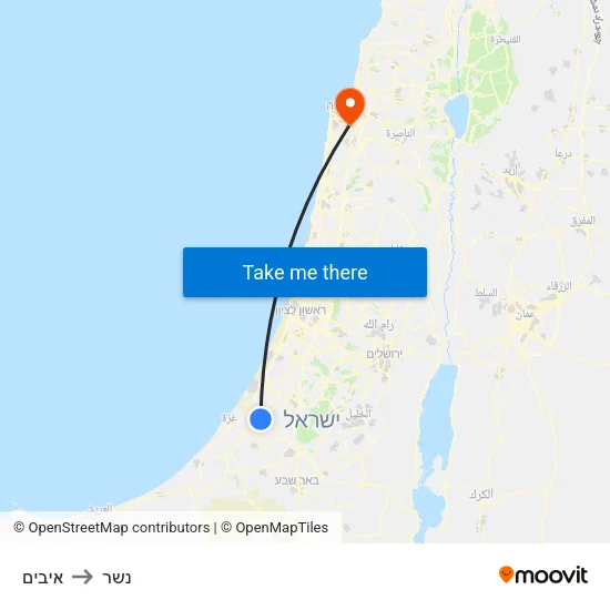 איבים to נשר map