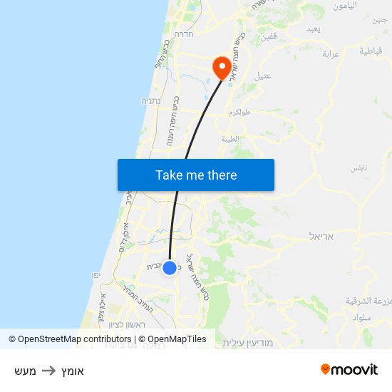 מעש to אומץ map